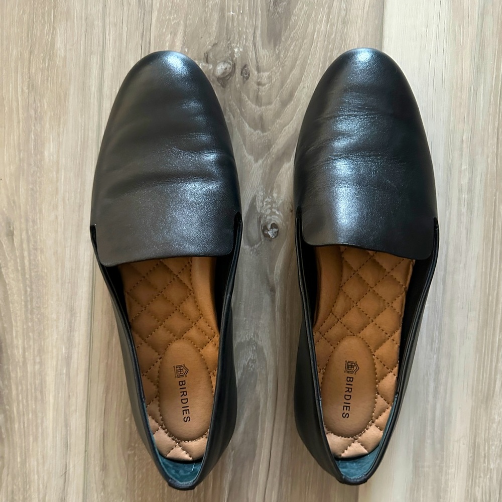 Birdies Starling Loafers in black leather